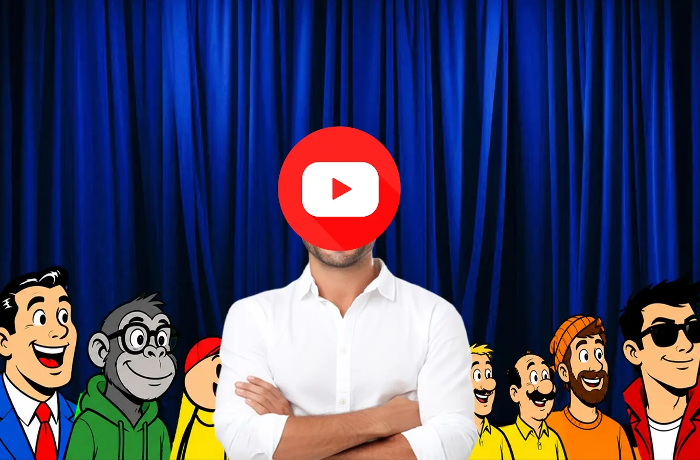 A faceless YouTube content production setup